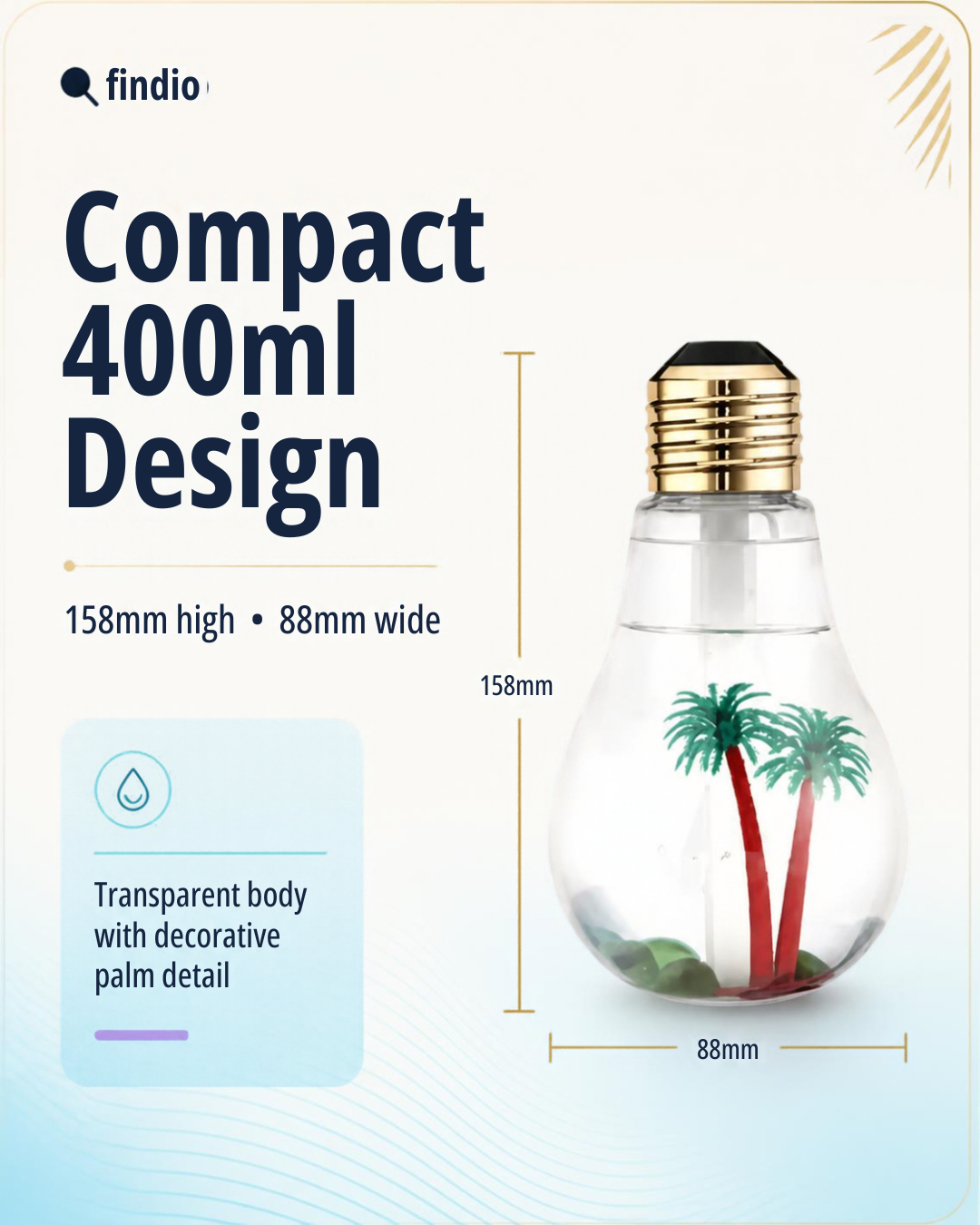 Desktop Portable Bulb Humidifier