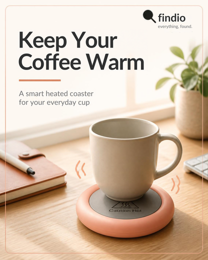 Thermostatic Heating Coaster - Keep Your Beverages Warm