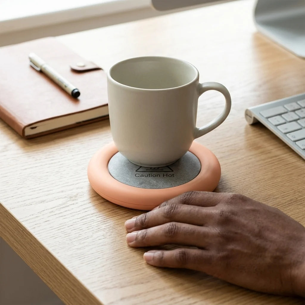 Thermostatic Heating Coaster - Keep Your Beverages Warm