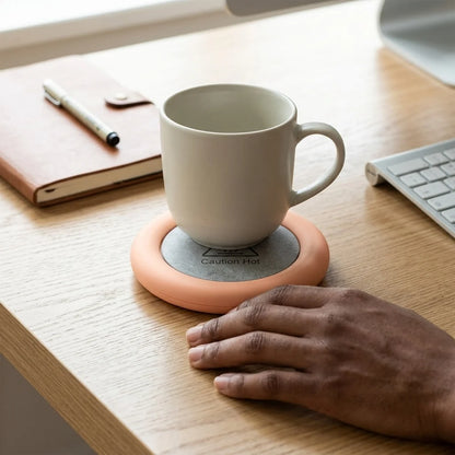 Thermostatic Heating Coaster - Keep Your Beverages Warm